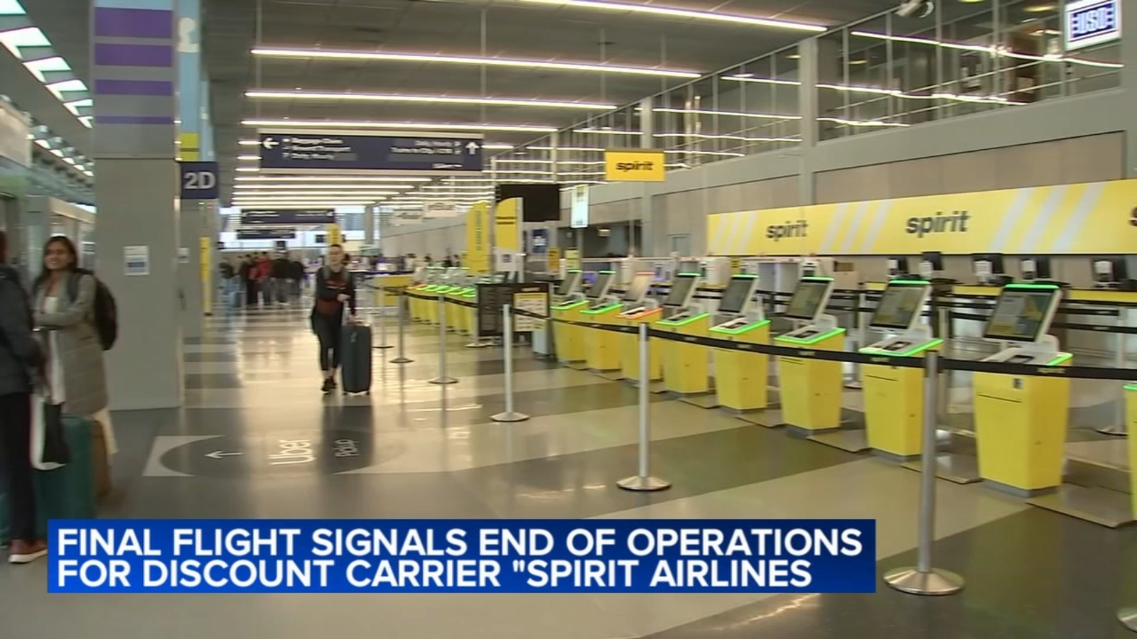 Spirit Airlines shut down impacts Chicago airports - Sunday May, 3 update