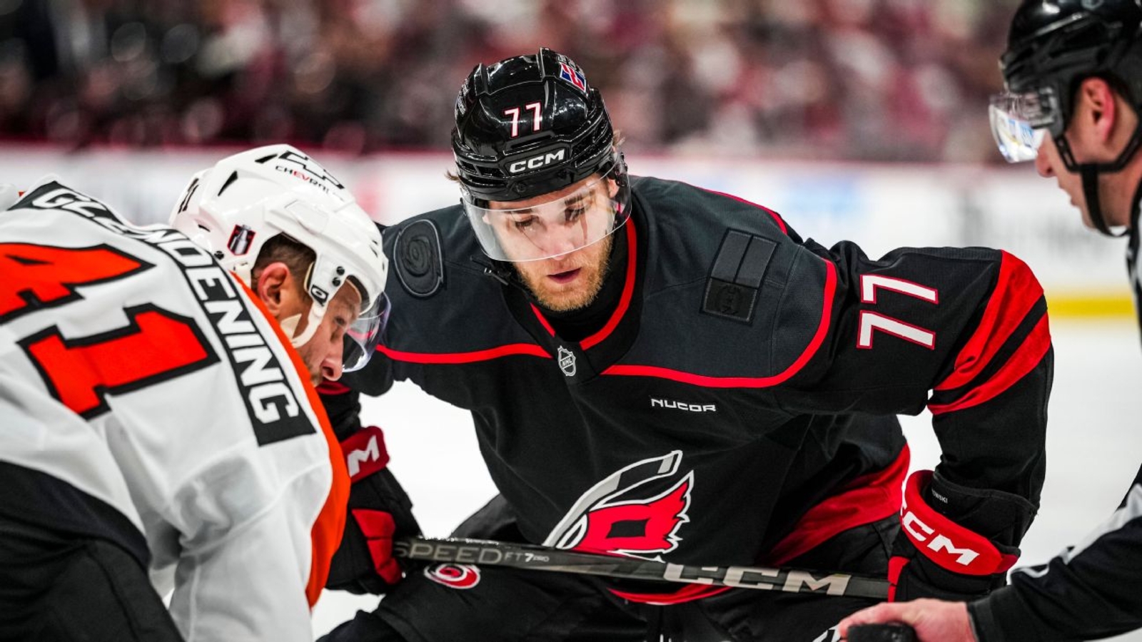 Canes rally to beat Flyers 3-2 in OT, take 2-0 series lead