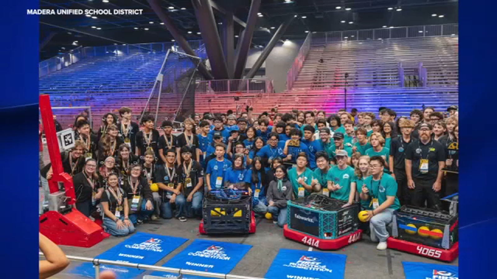 Madera Unified robotics team repeats as world champions for 4th title