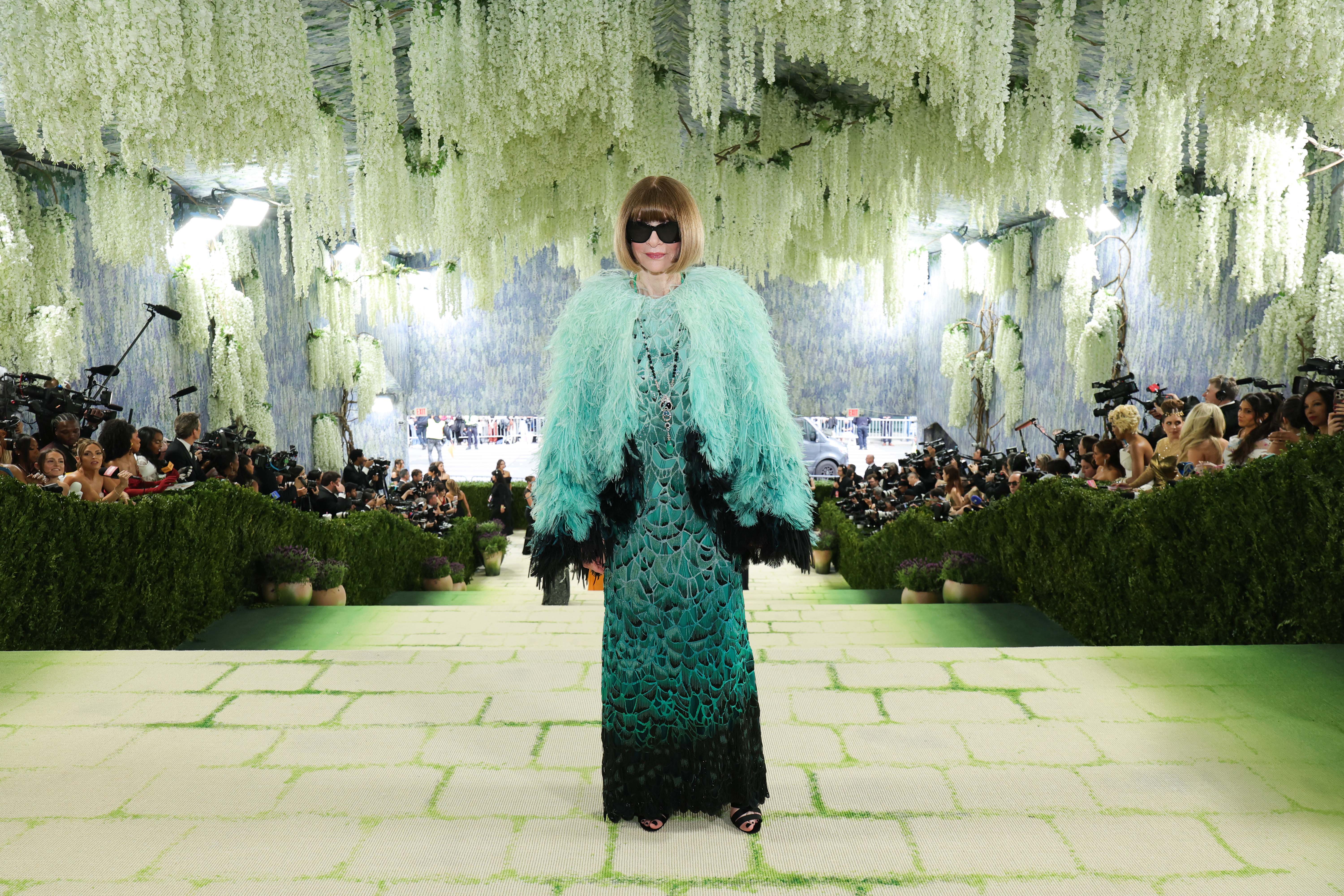 Anna Wintour attends the 2026 Met Gala celebrating "Costume Art" at the Metropolitan Museum of Art on May 4, 2026 in New York City. 