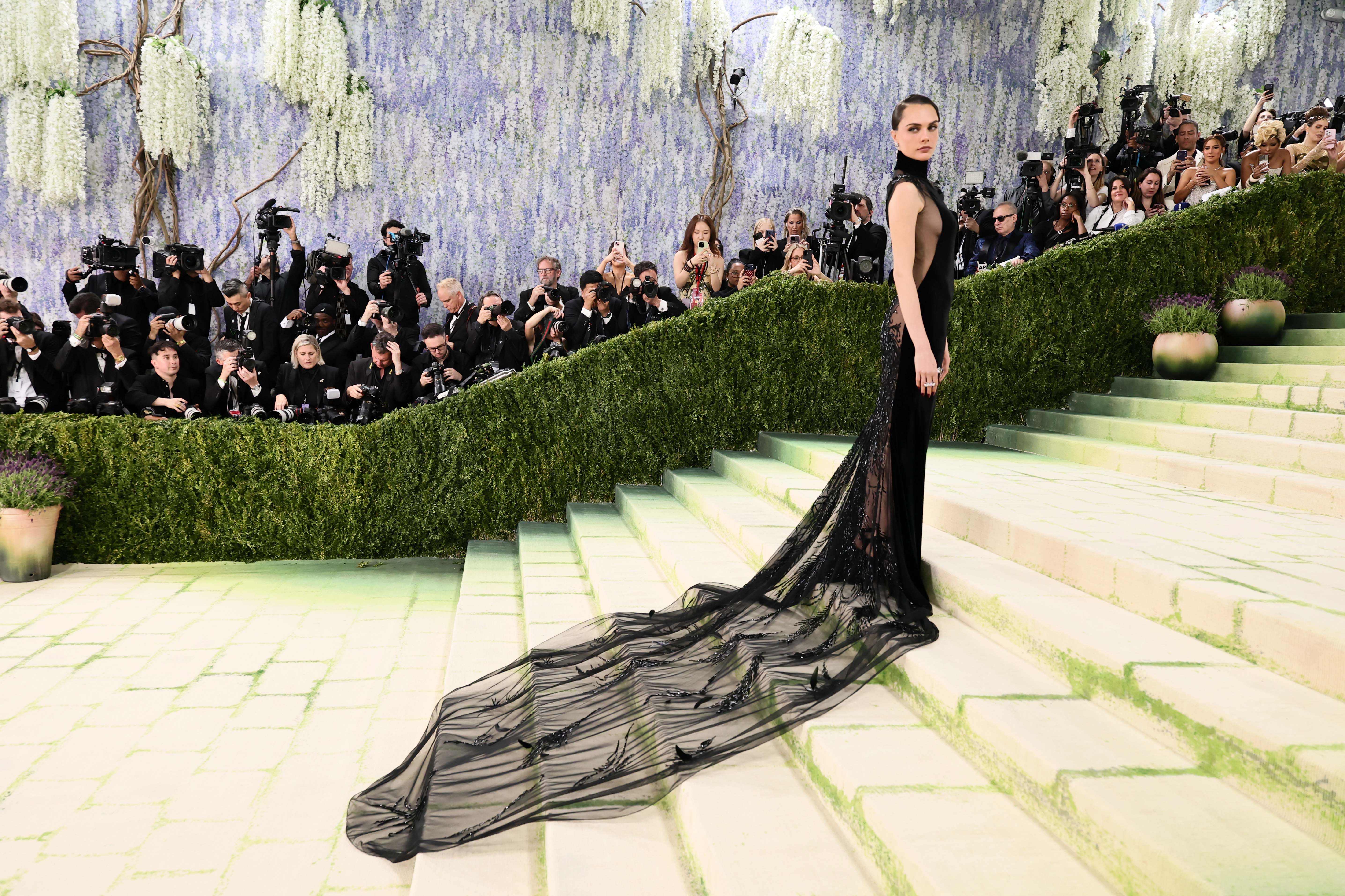 Cara Delevingne attends the 2026 Met Gala celebrating "Costume Art" at the Metropolitan Museum of Art on May 4, 2026 in New York City. 