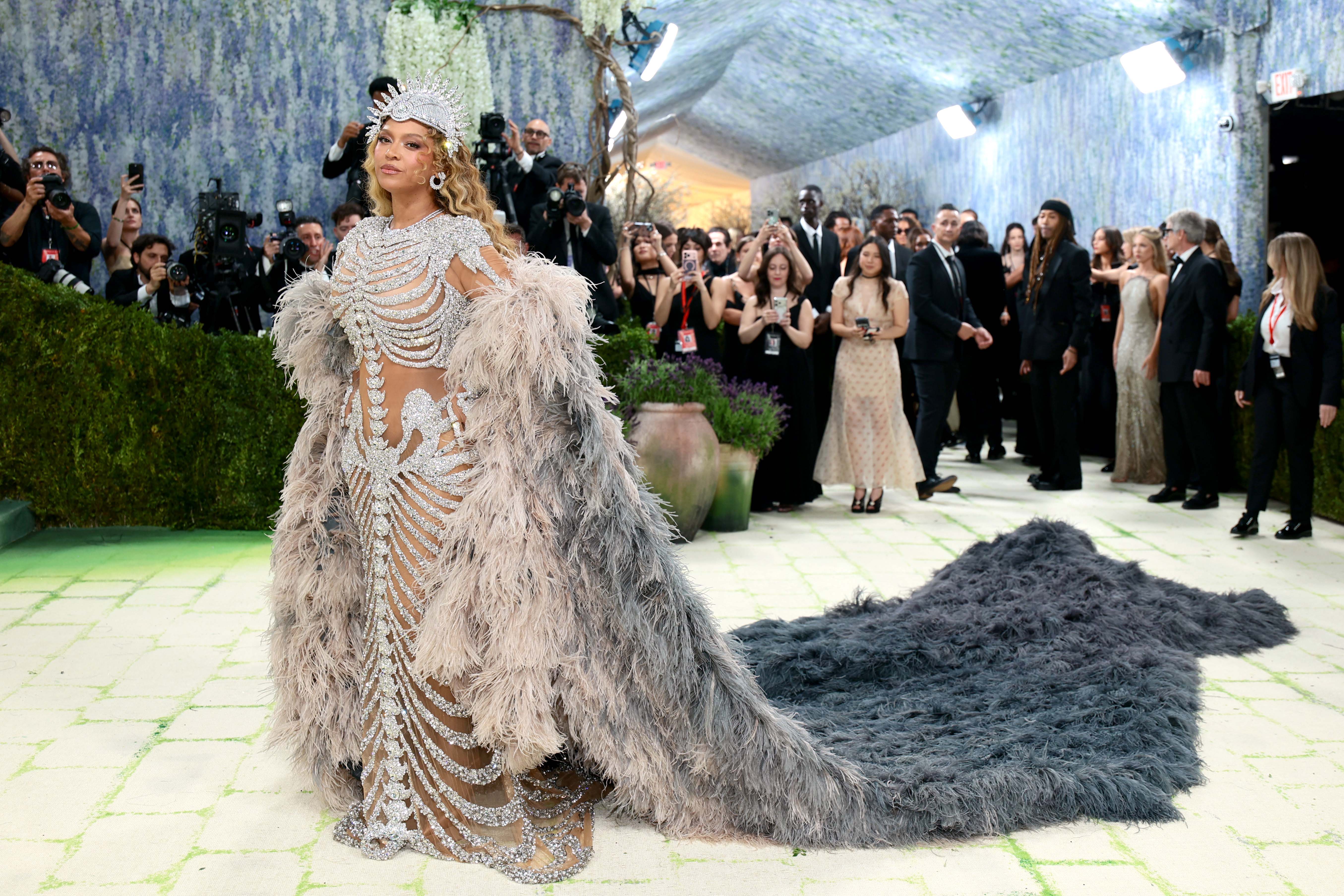 Beyoncé attends the 2026 Met Gala celebrating "Costume Art" at the Metropolitan Museum of Art on May 4, 2026 in New York City.