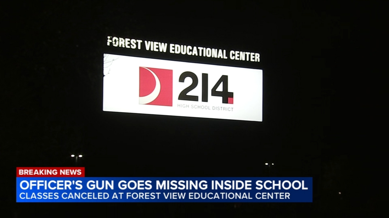Arlington Heights school cancels class Tuesday after officer loses gun