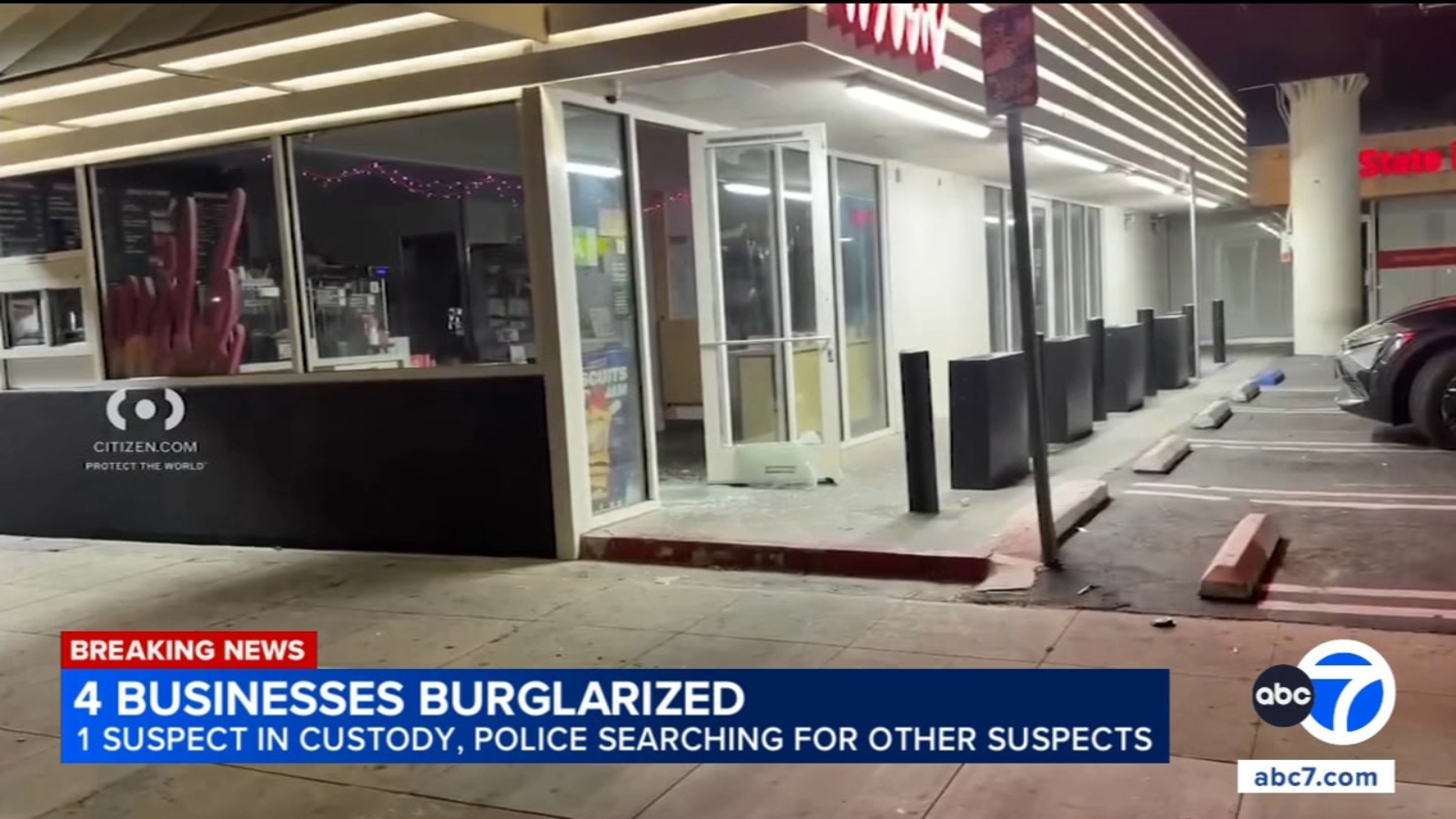 4 businesses burglarized within 3-block radius in Fairfax District