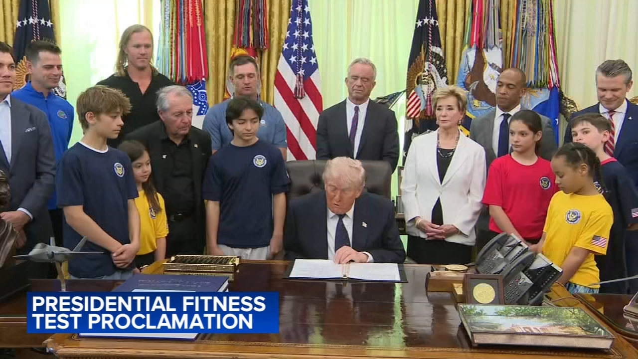 Trump revives Presidential Fitness Test, brings back fitness award
