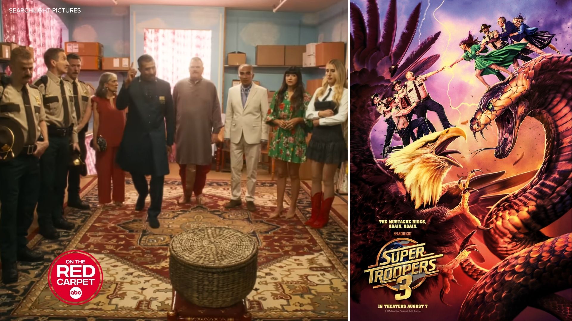 abc7.com - 'Super Troopers 3' trailer and poster release: Broken Lizard takes on electric cars and Farva's wedding