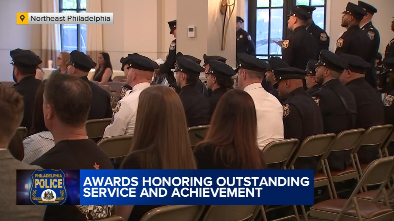 Philadelphia Police Department officers honored during award ceremony