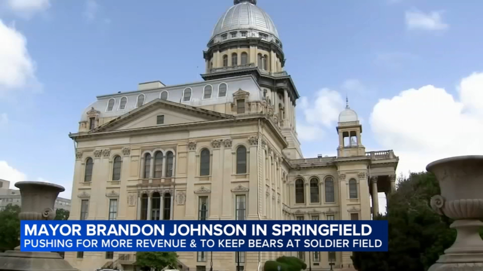 Mayor Johnson pushing to keep Bears in Chicago, revenue wish list