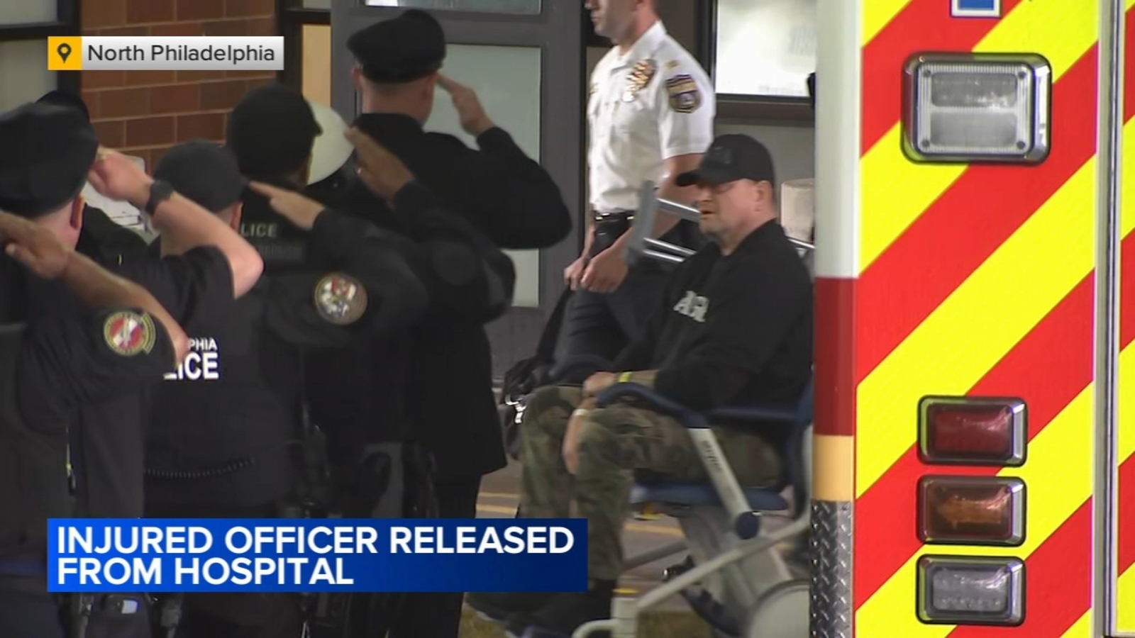 Philly officer shot during traffic stop released from the hospital