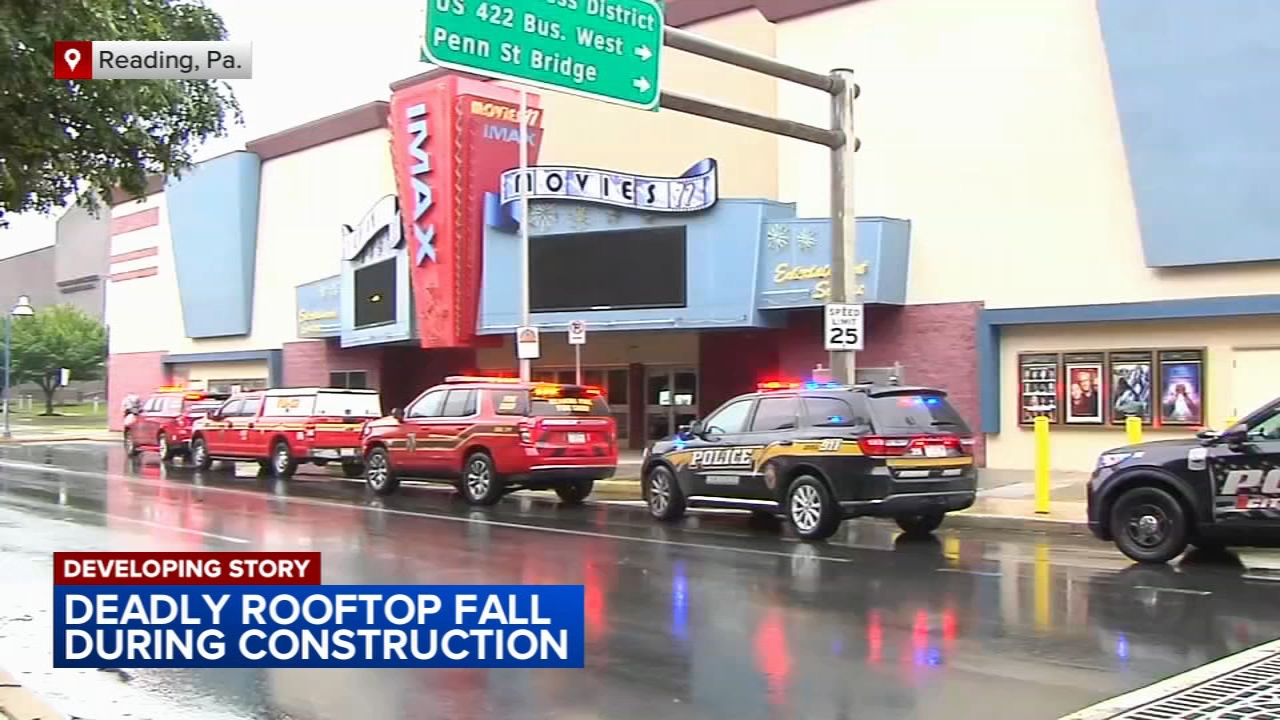 Person dies after falling through roof at IMAX theater in Reading