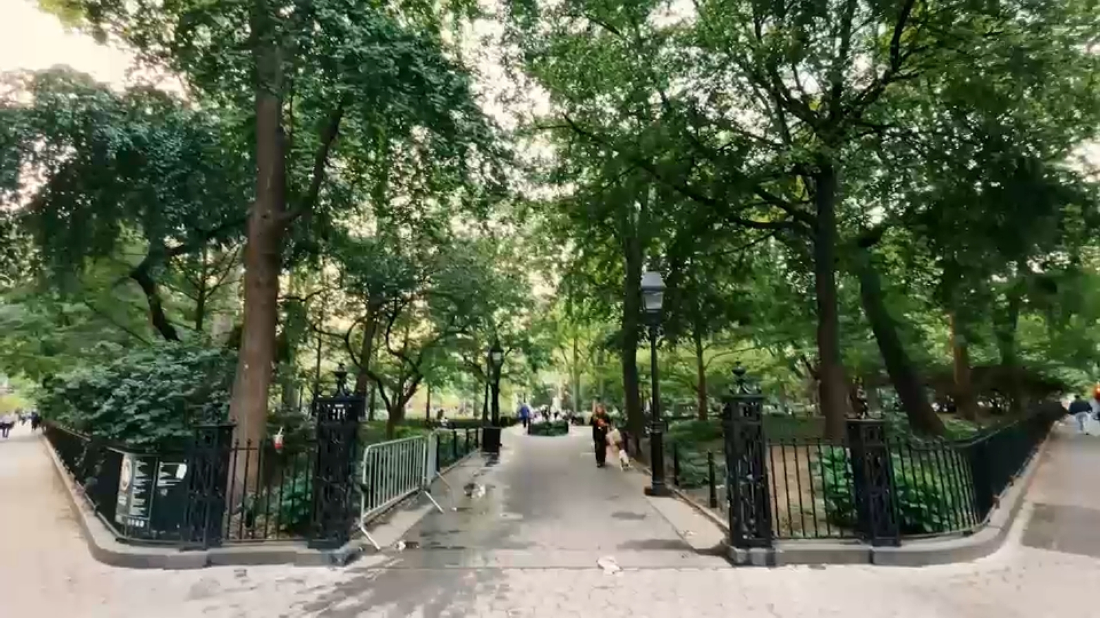 Idea proposed about permanent gates at Washington Square Park