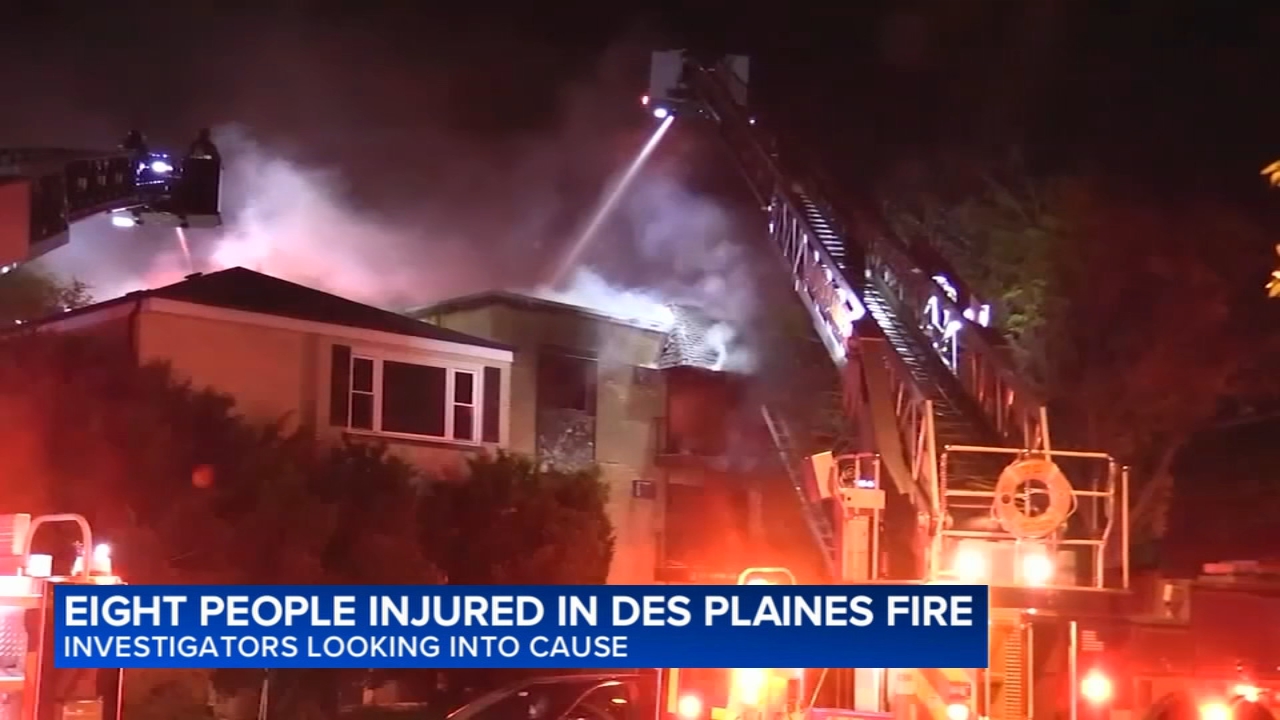 Children among 8 injured in Des Plaines condo fire: officials