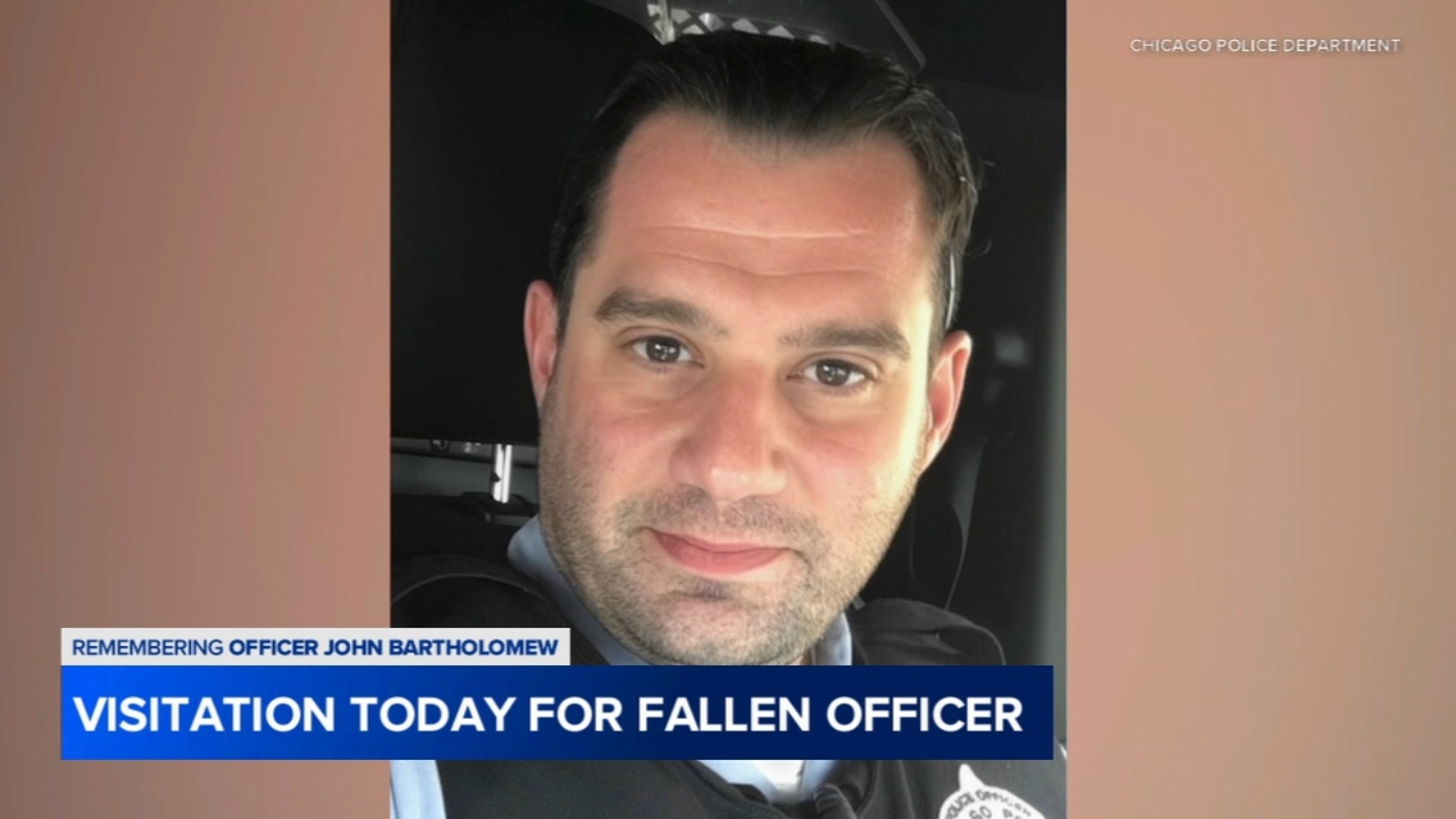Hundreds gather for visitation for fallen CPD Officer John Bartholomew