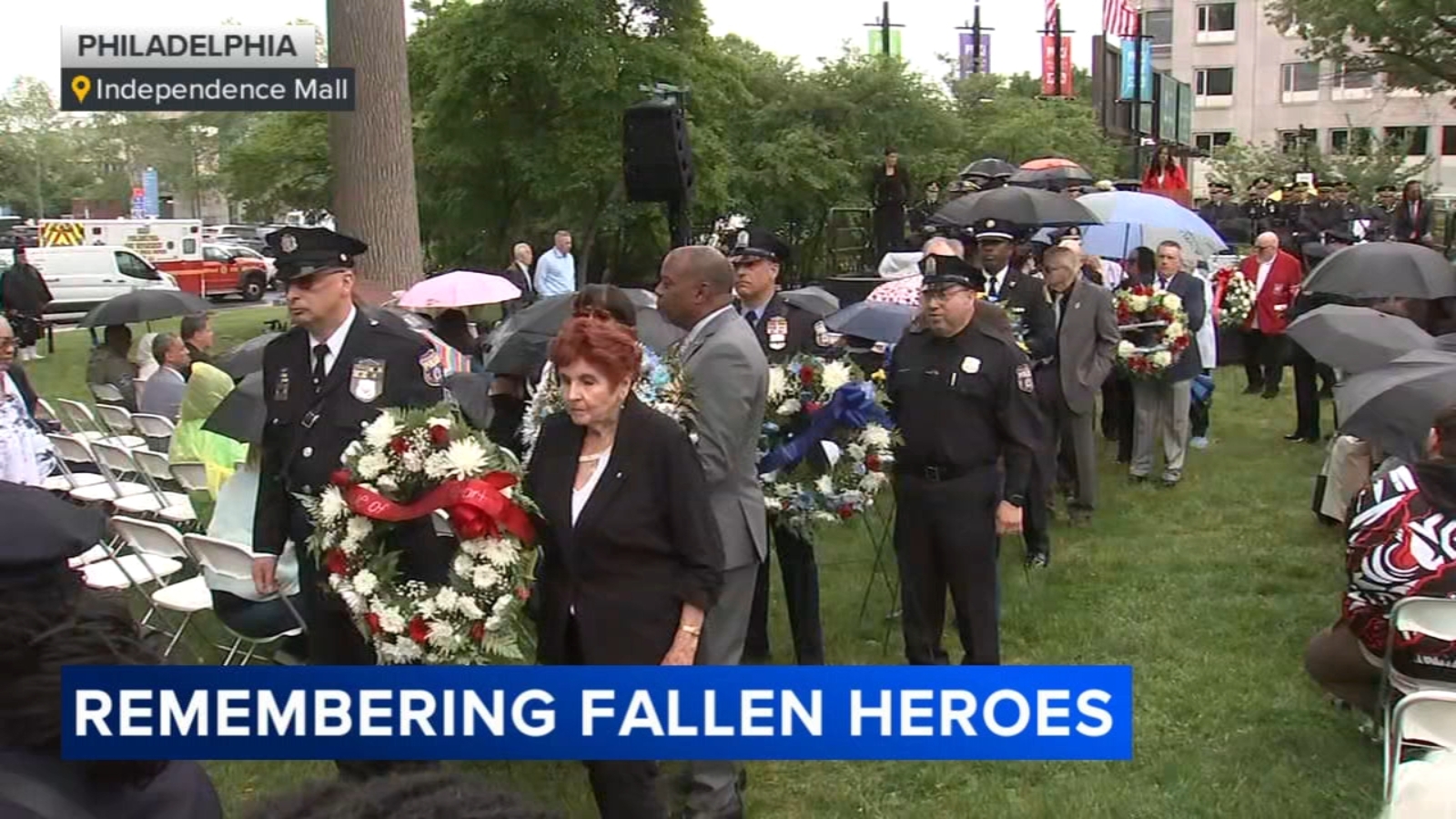 Philadelphia honors fallen police officers, firefighters and first responders