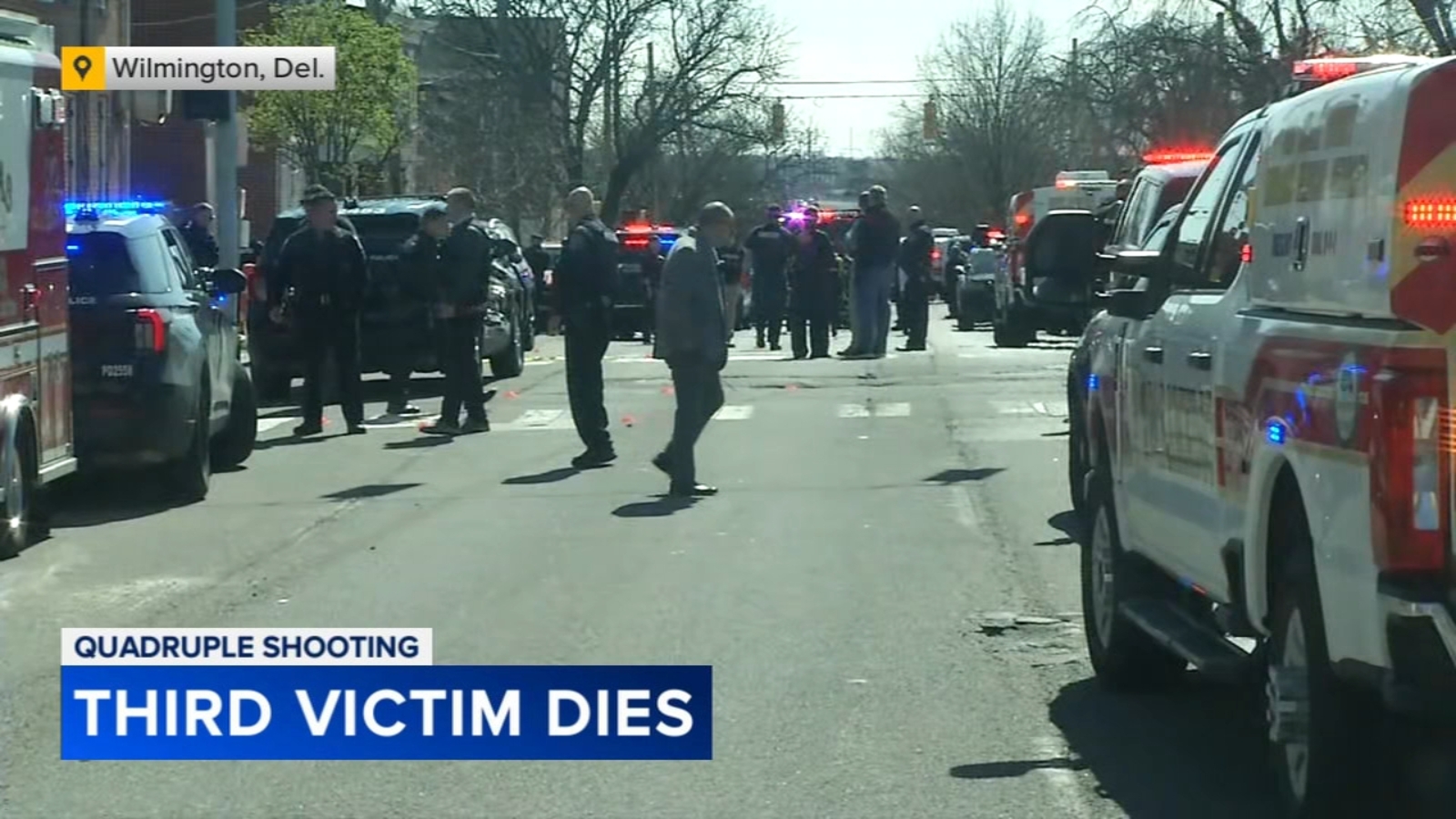 3rd victim dies following quadruple shooting in Wilmington
