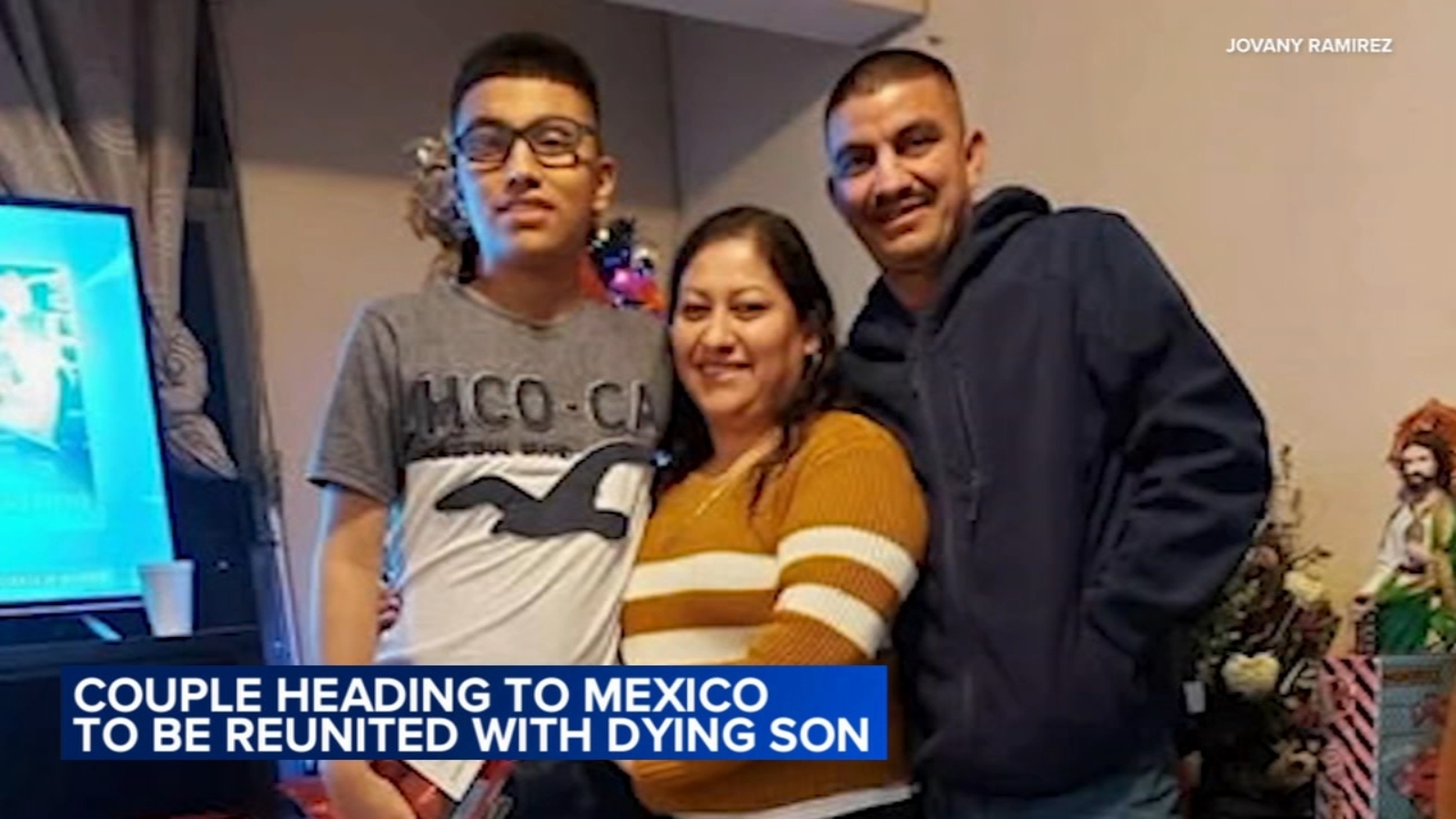 Couple detained by ICE traveling to Mexico to reunite with Chicago-born son fighting terminal cancer