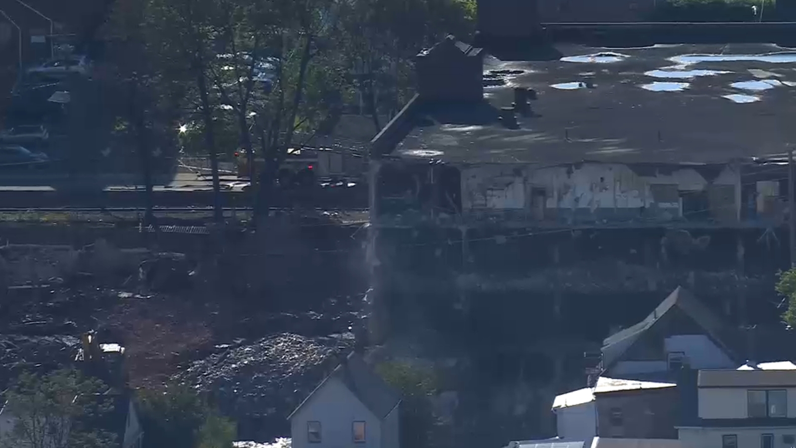 Belleville warehouse fire finally out after burning for days