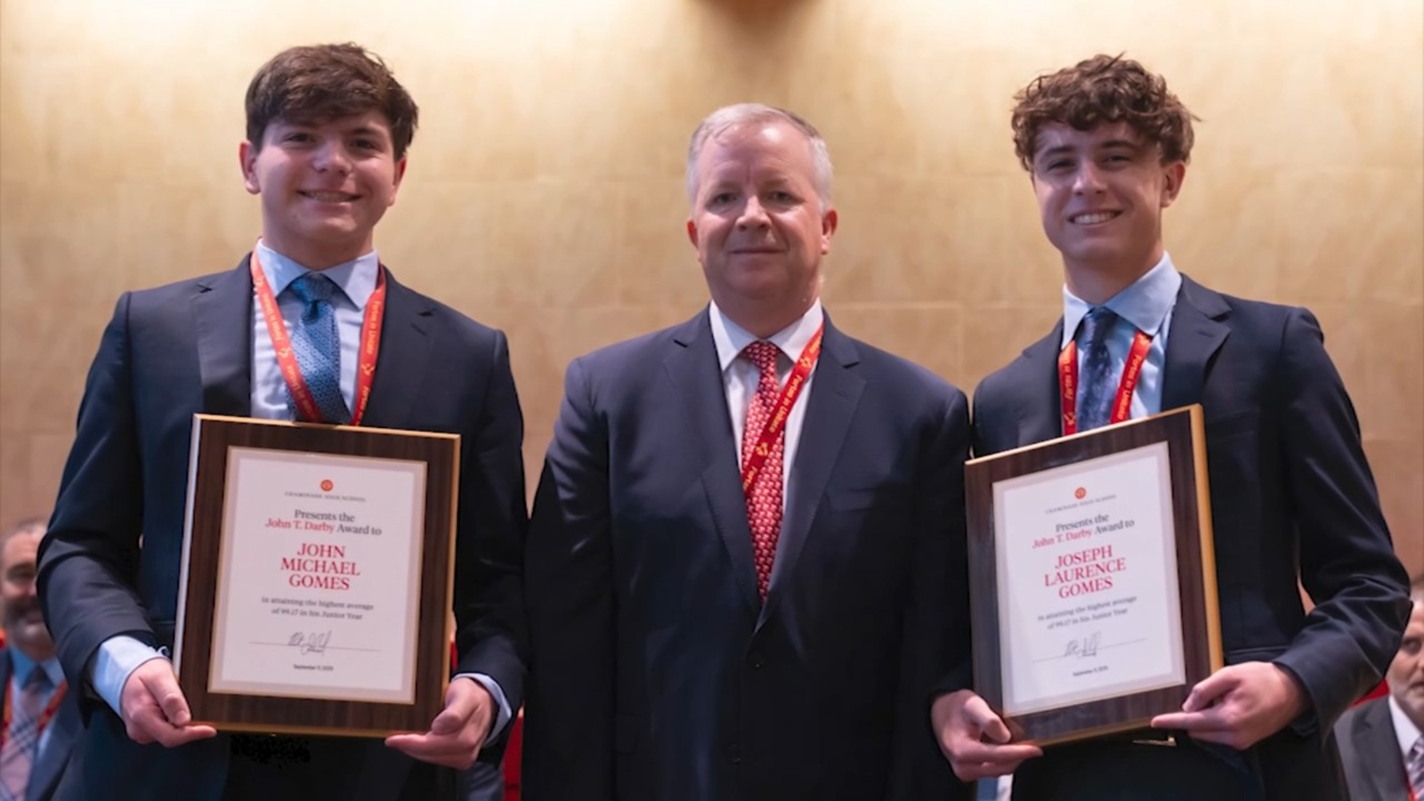 Twin brothers graduate at very top of their class at Chaminade High