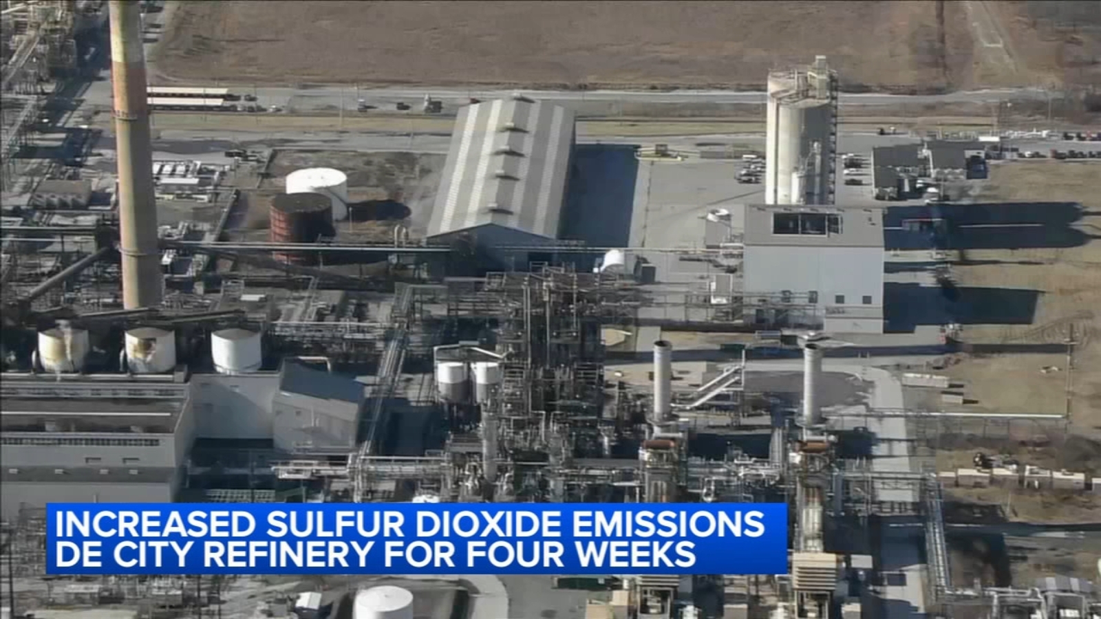 Refinery to emit elevated sulfur dioxide levels for nearly a month