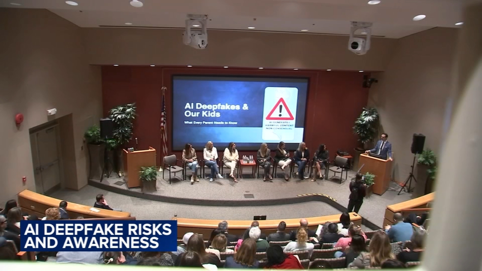 Mothers, victims raise awareness about AI deepfakes at community forum