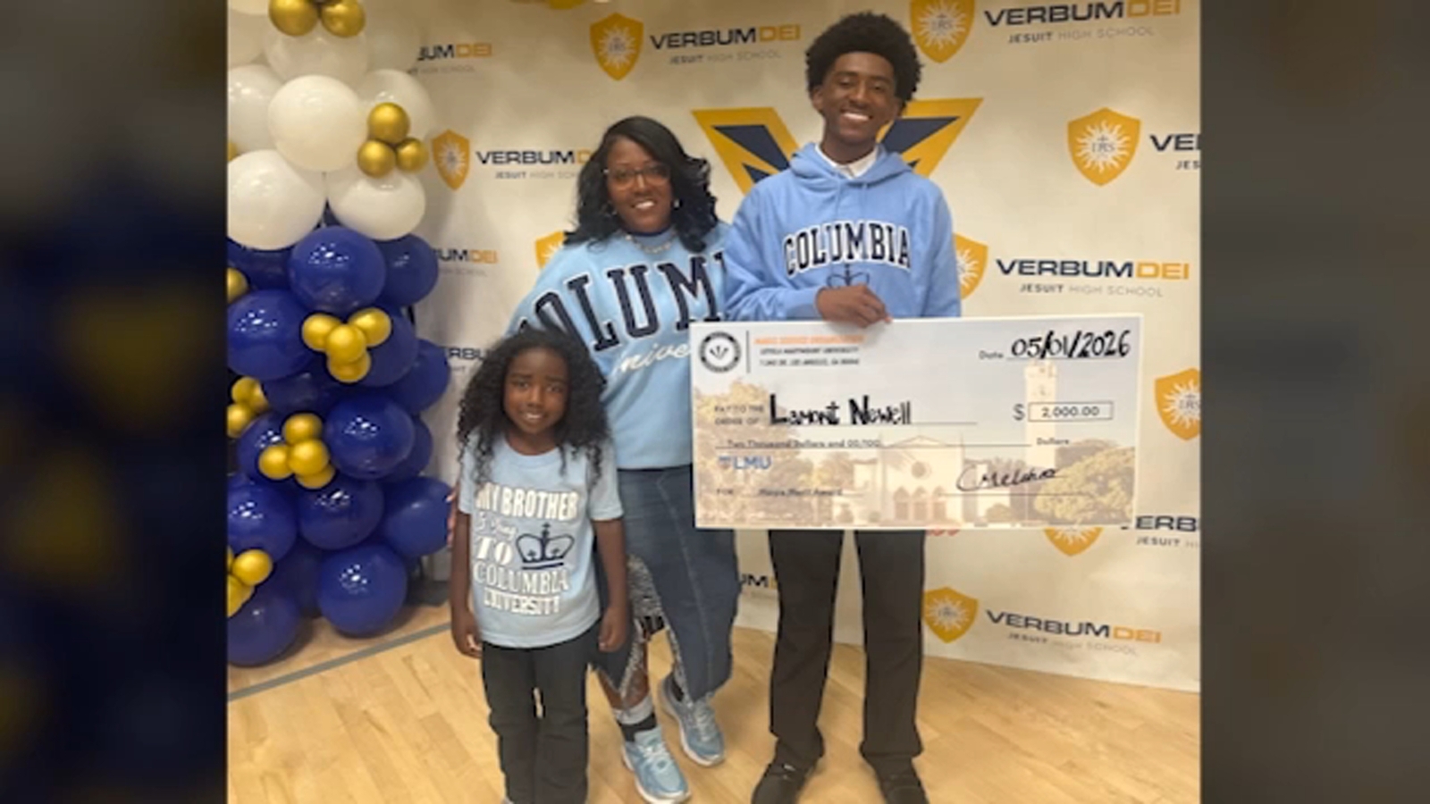 LA student accepted to 65 colleges, selects Columbia