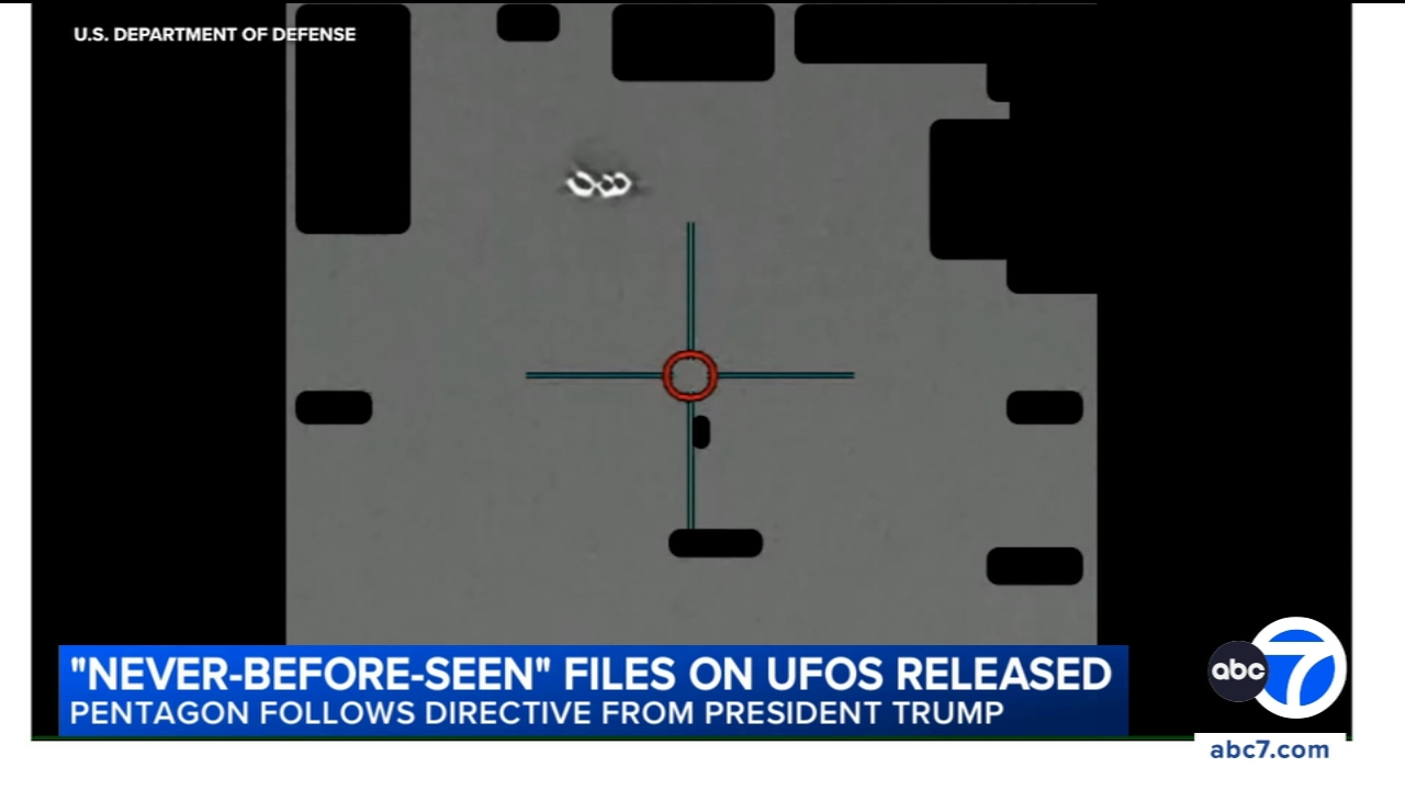 Pentagon begins releasing new files on UFOs and says the public can draw its own conclusions
