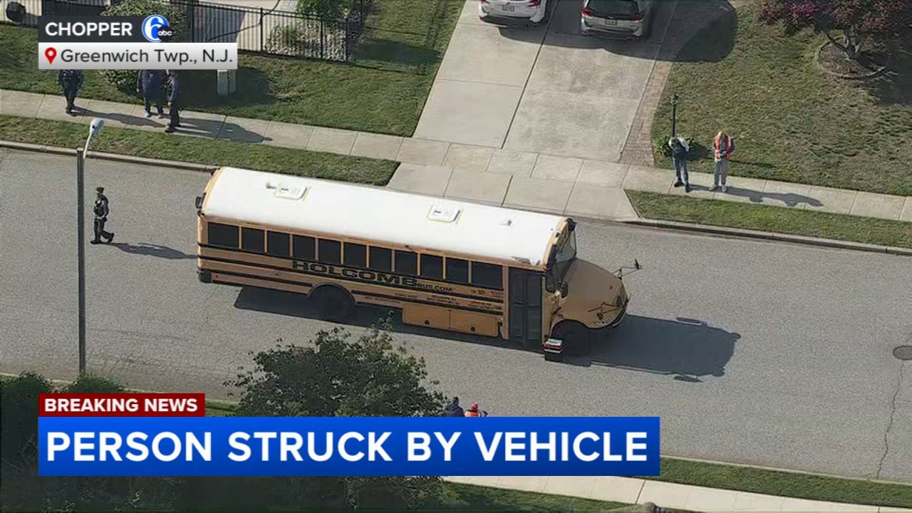 Child dies after being hit by school bus in South Jersey