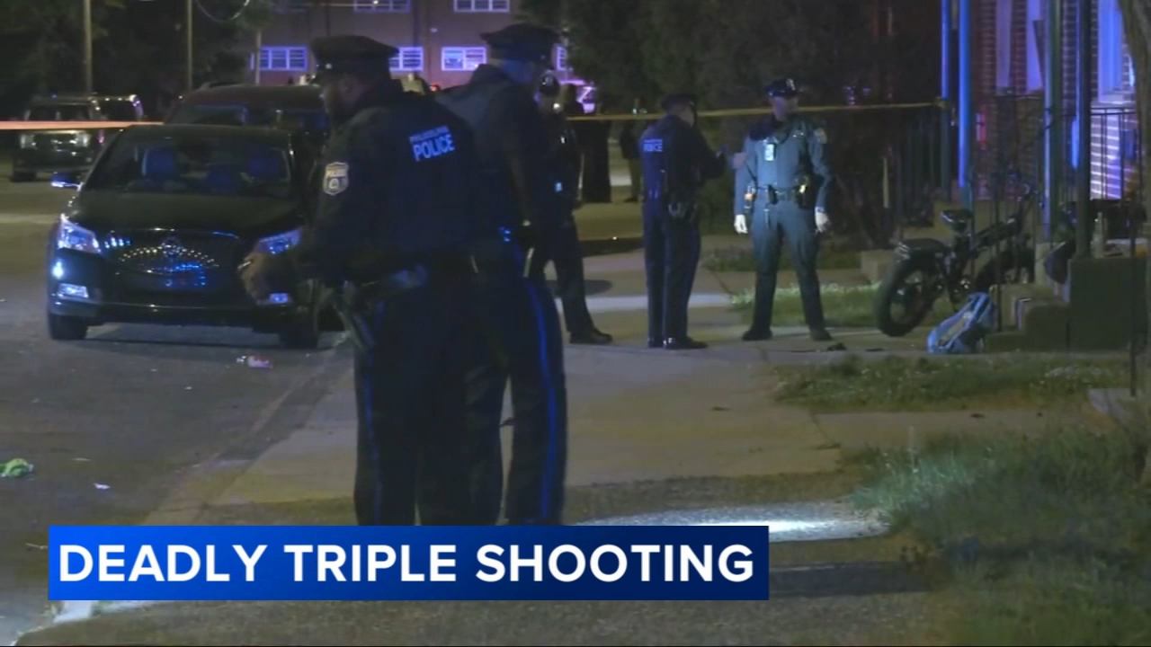 1 dead, 2 others hurt in North Philadelphia triple shooting