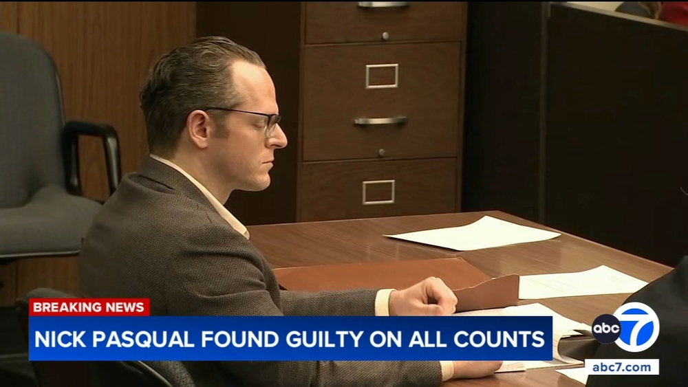 Actor Nick Pasqual found guilty of stabbing estranged girlfriend