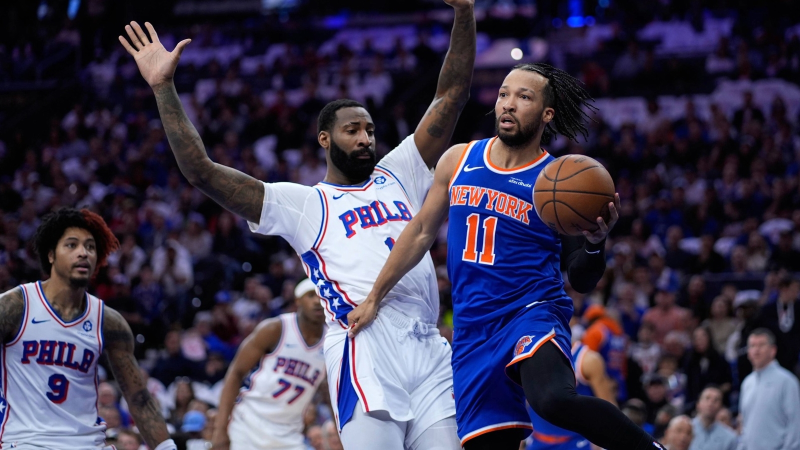 Sixers on brink of elimination after Game 3 loss to KnicksThe Philadelphia 76ers are facing elimination after a 108-94 loss to the New York Knicks in Game 3 of their second-round NBA playoff series.