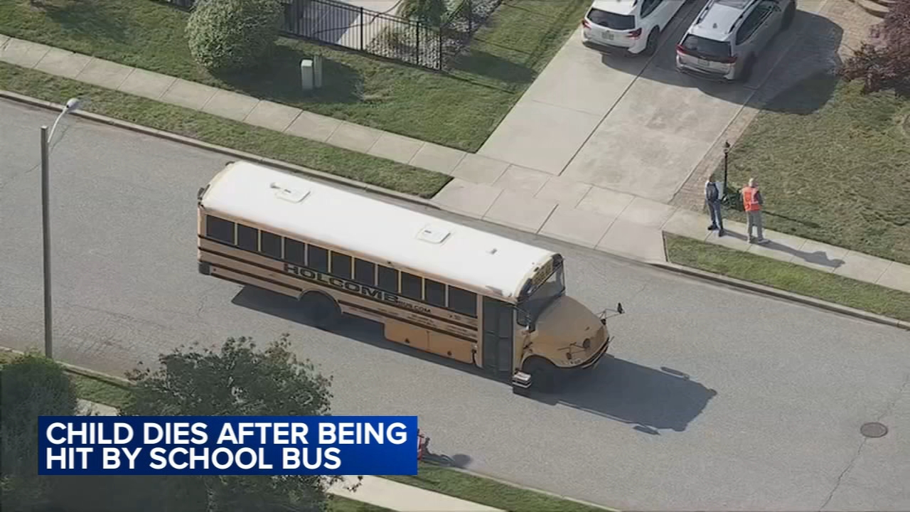 Child dies after being hit by school bus in South Jersey