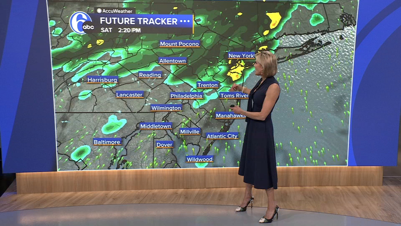 AccuWeather: Unsettled at times today for the Philadelphia region