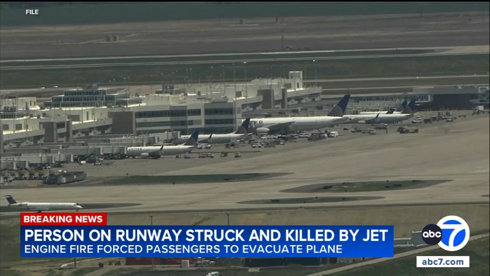 Frontier jet bound for LAX strikes, kills person on Denver runway