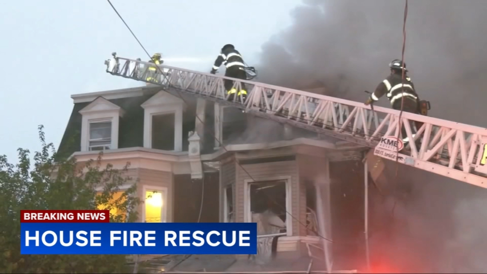 Woman rescued from house fire by neighbor in West Oak Lane - 6abc ...