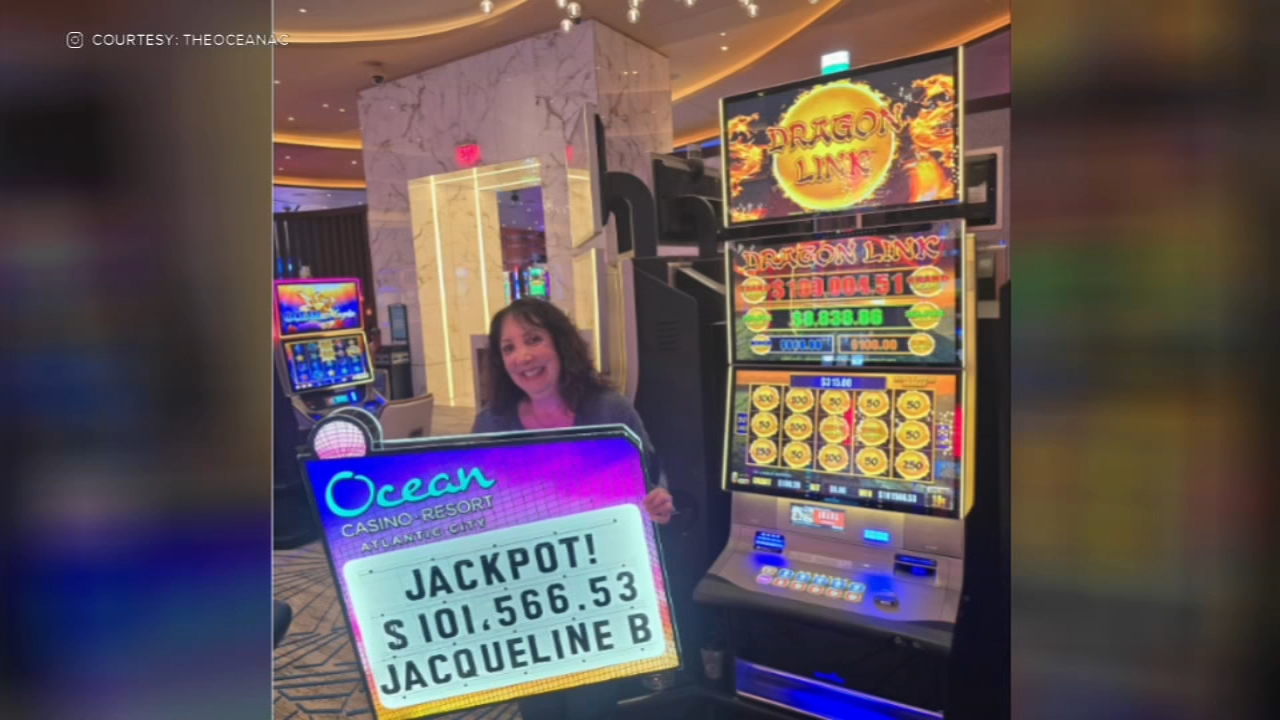 A mom from New Jersey hit a jackpot worth over a $100,000 at a casino in Atlantic City