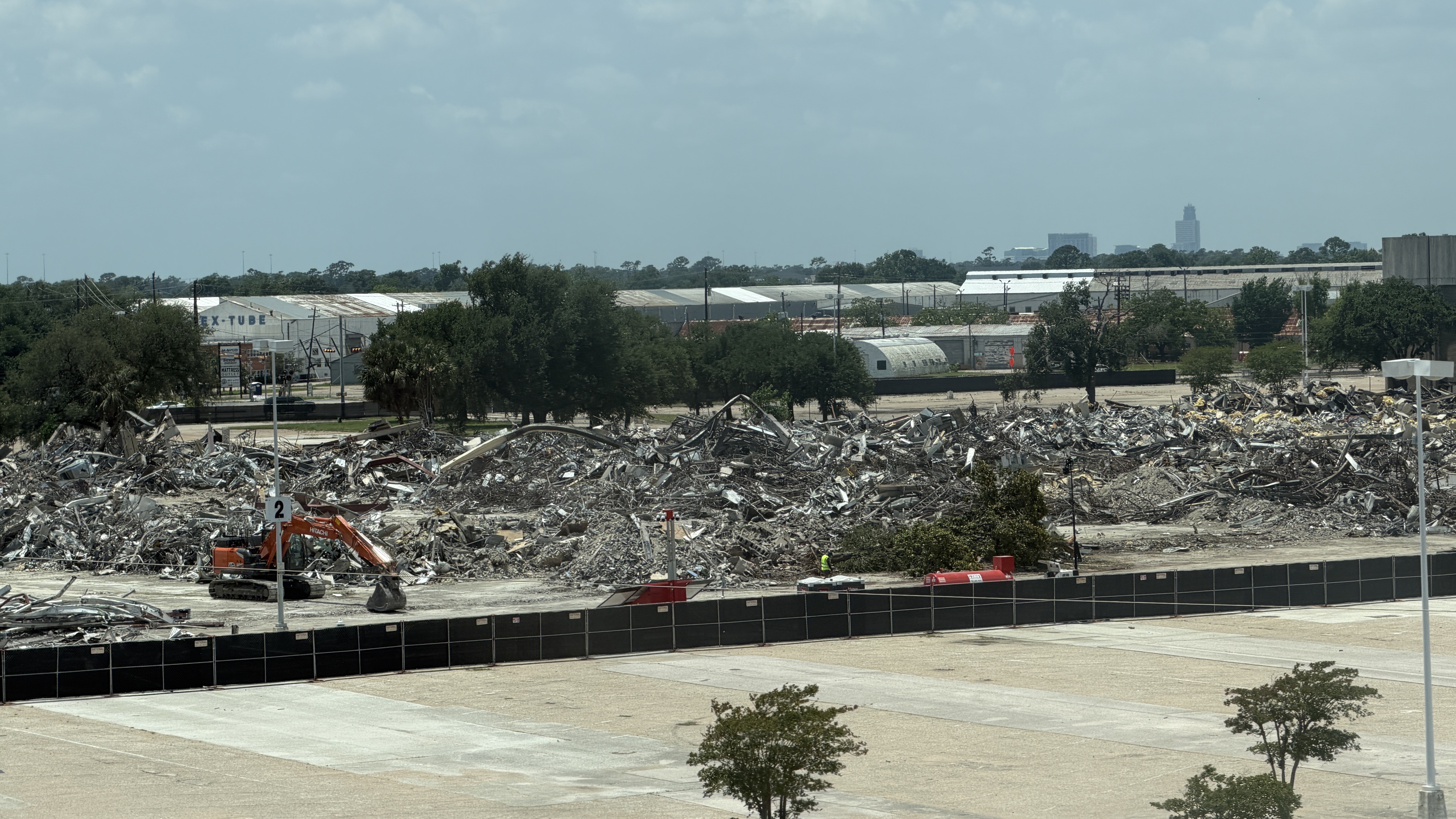 ABC13 captured images of the demolition of the Northwest Mall.