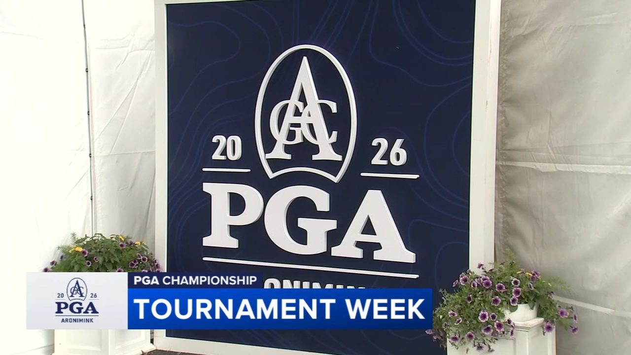 PGA Championship: Practice rounds begin in Delaware County ahead of weeklong golf event
