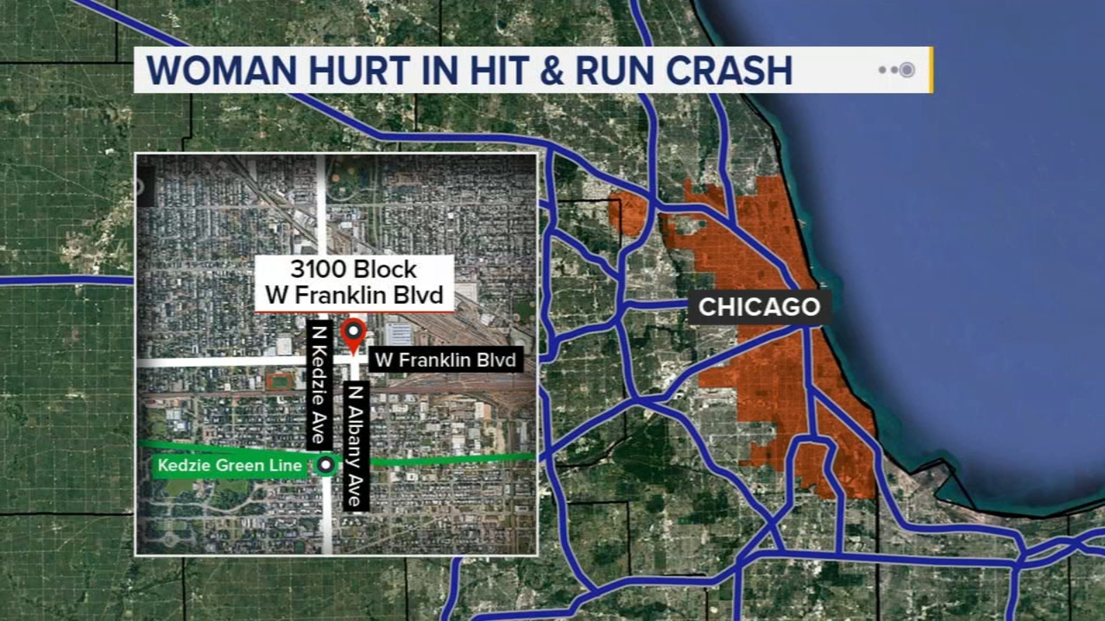 Woman critically hurt in West Side hit-and-run crash: CPD