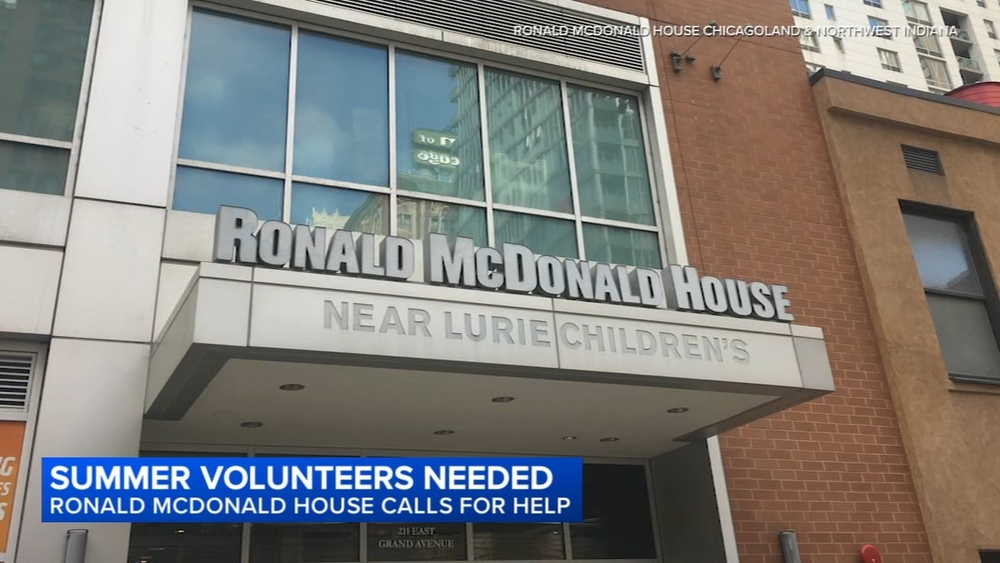 Summer volunteers needed at Chicago Ronald McDonald House near Lurie Children's