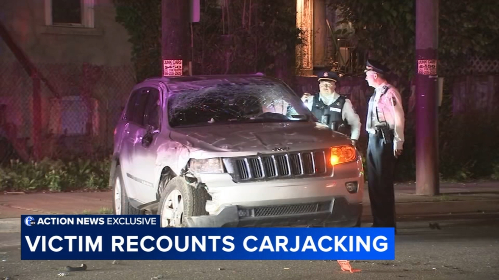 2 teenagers in custody after armed carjacking, chase and crash in ...