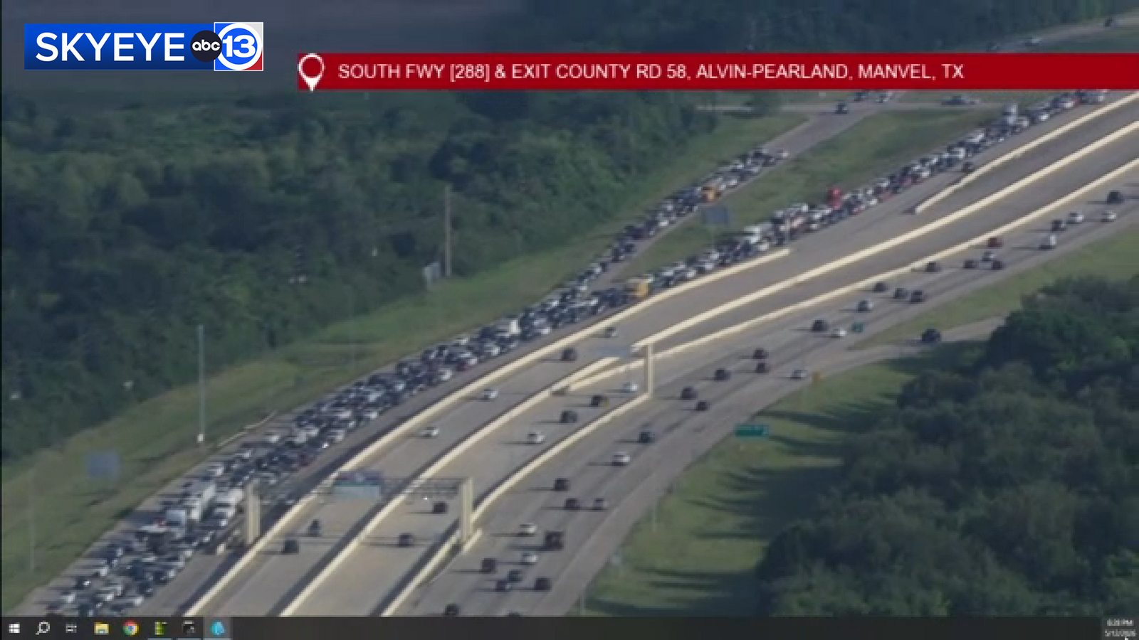 SH 288 NB lanes closed at CR 59 due to multi-car crash: TranStar