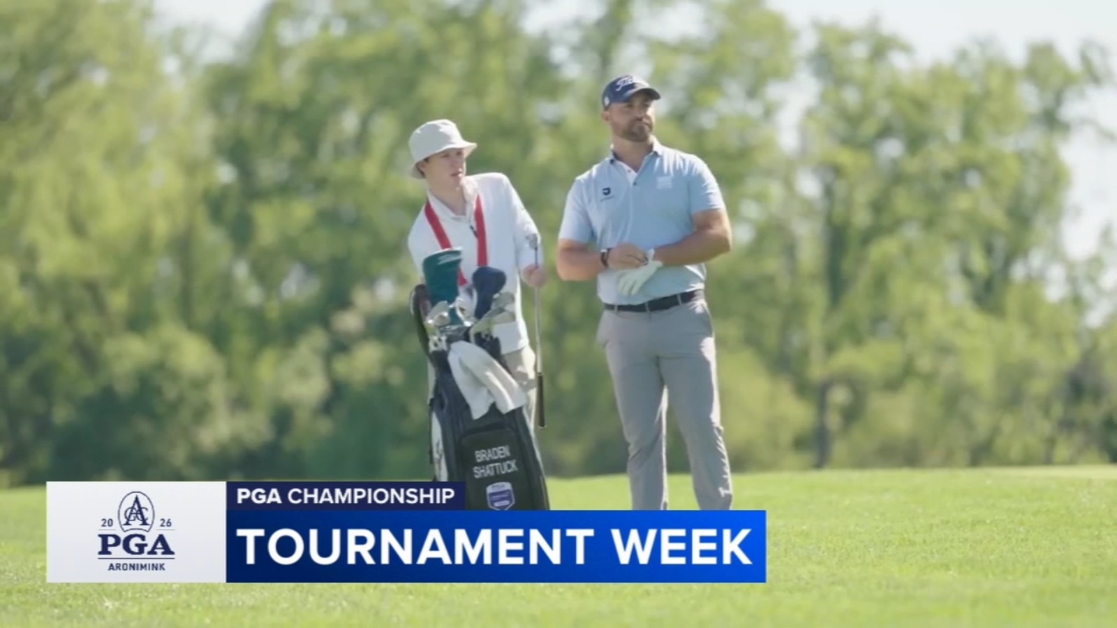 18‑year‑old Philly caddie joins Braden Shattuck at PGA Championship