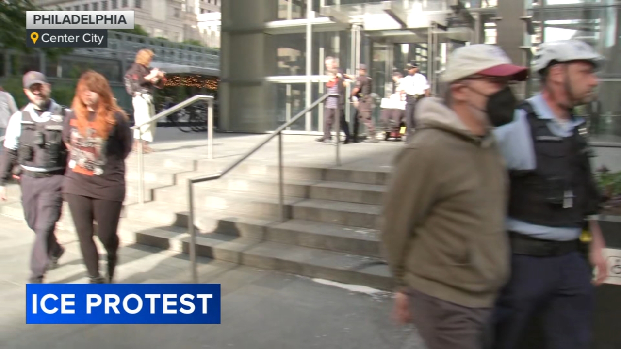 Several arrested following ICE protest in Center City Philadelphia