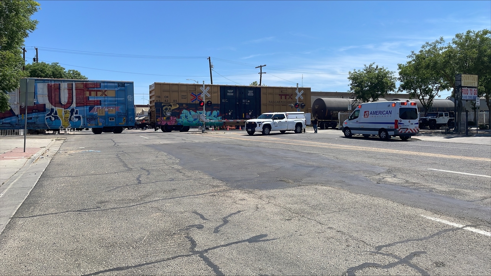 Madera police investigating incident involving a train; multiple roads blocked