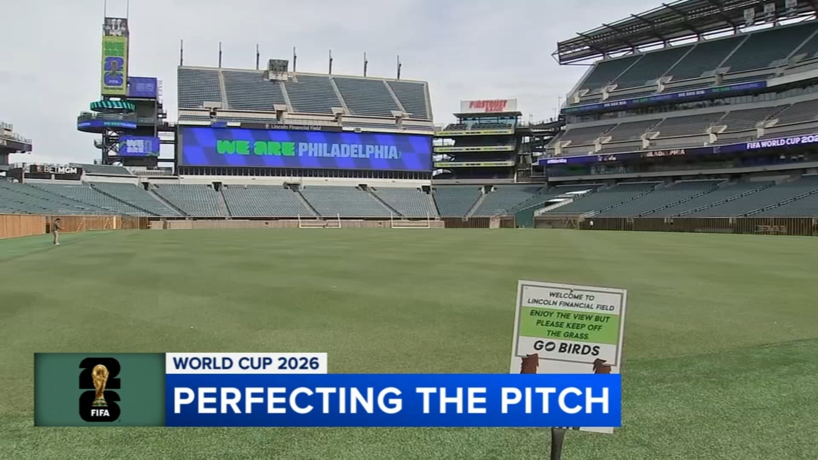 From football to soccer: The Linc prepares to host World Cup games