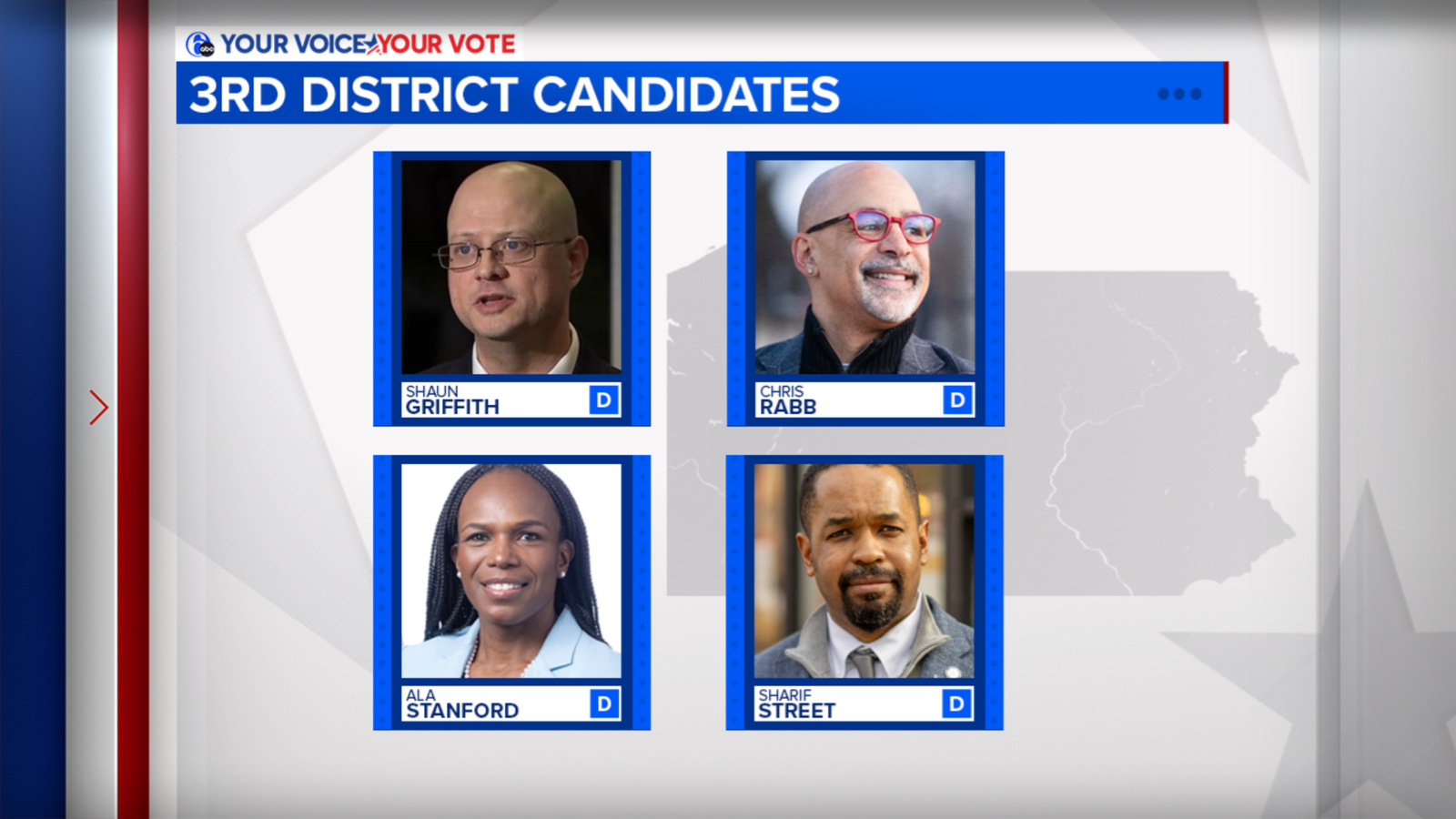 Candidate profiles for Pennsylvania's 3rd Congressional District