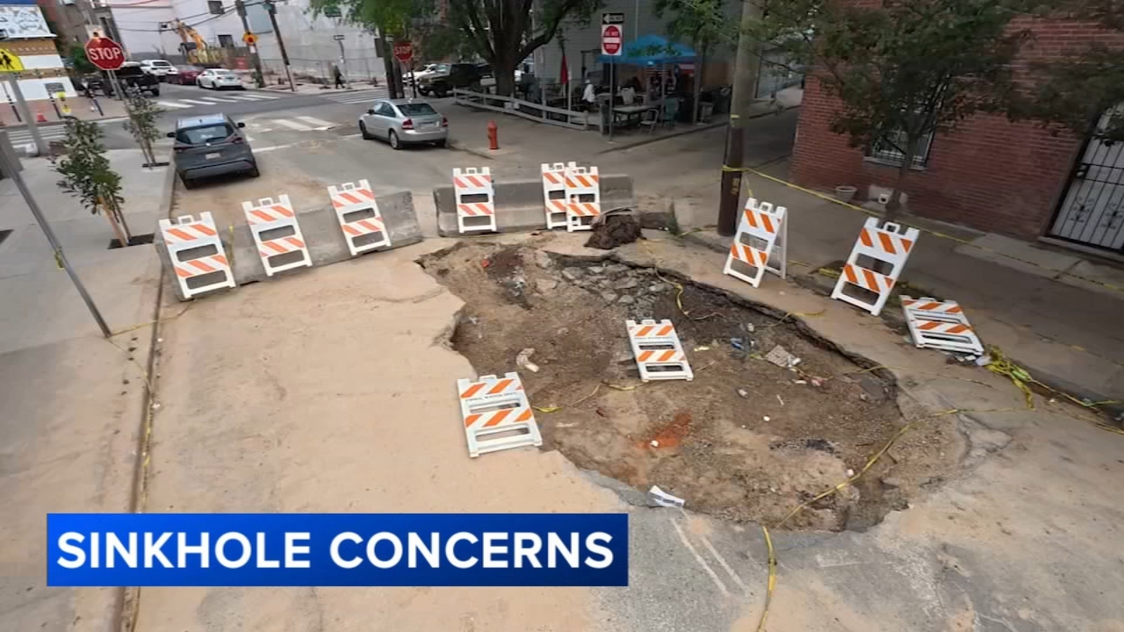 'Like a war zone': Neighbors frustrated over sinkhole repair delays