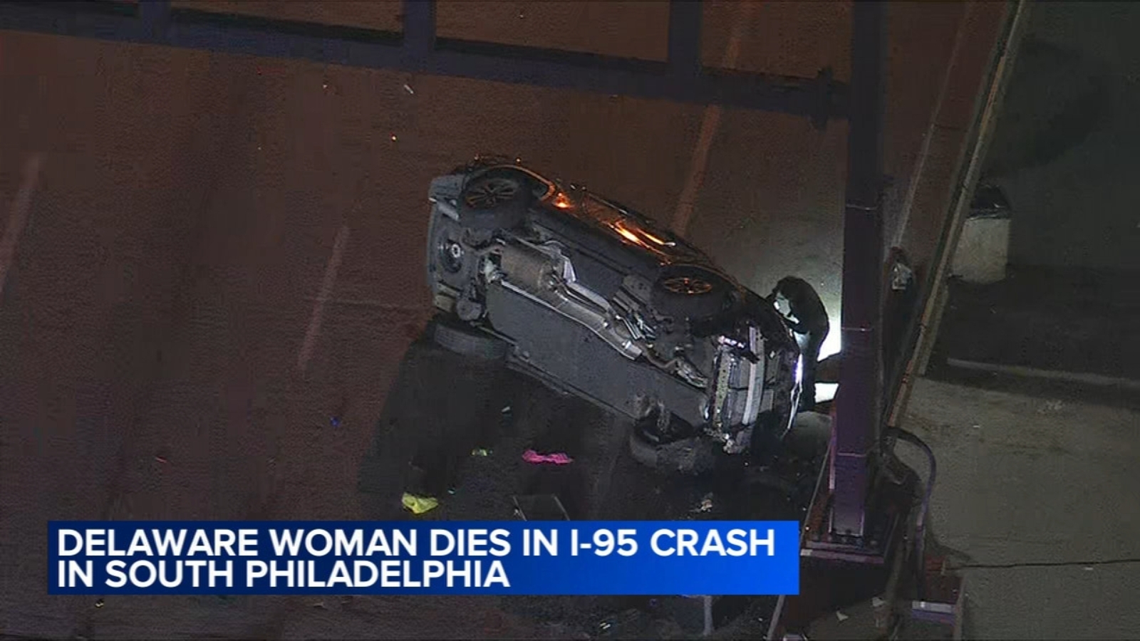 Woman killed in rollover crash on I‑95; child unharmed