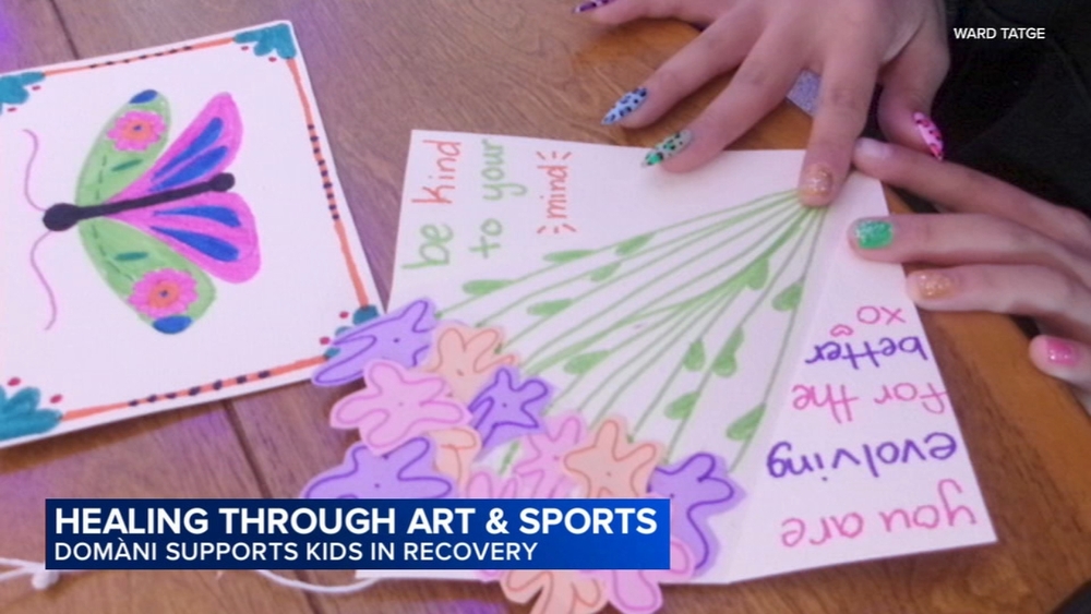 Mental health awareness: Domani builds support for children through art and atheltics