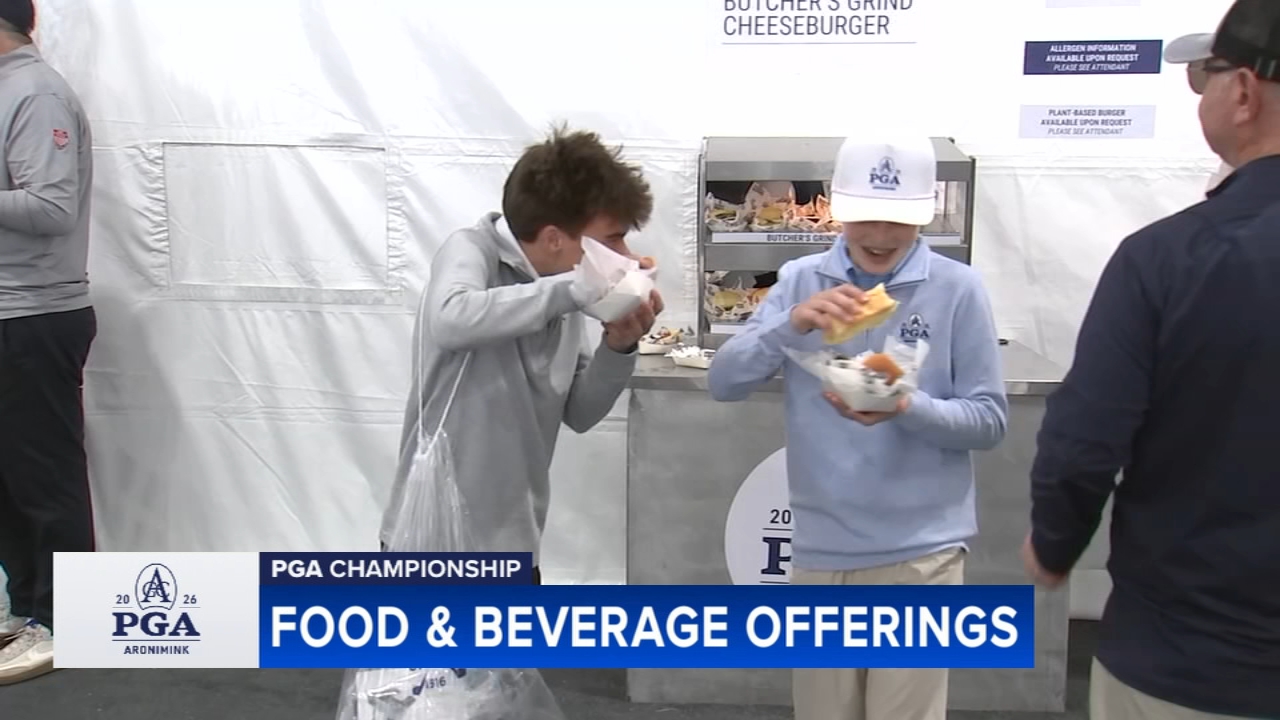 PGA Championship food operation gears up to feed thousands of fans at Aronimink